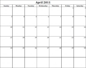 Free PDF calendar