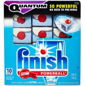 Free finish quantum dishwasher tablets