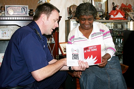 Free home fire safety visit