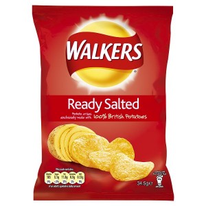 Free pack of Walkers Crisps