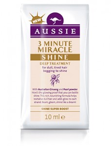 Free Aussie 3 minute miracle shine deep treatment sample