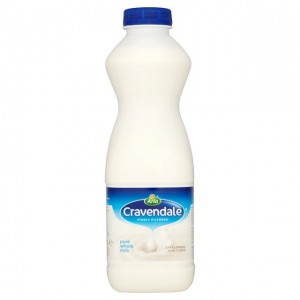 free Cravendale 1 litre bottle of milk