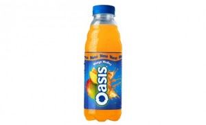 free bottle of oasis mango medley (500ml)