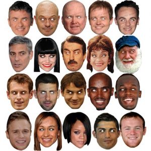 free balloons and party face mask