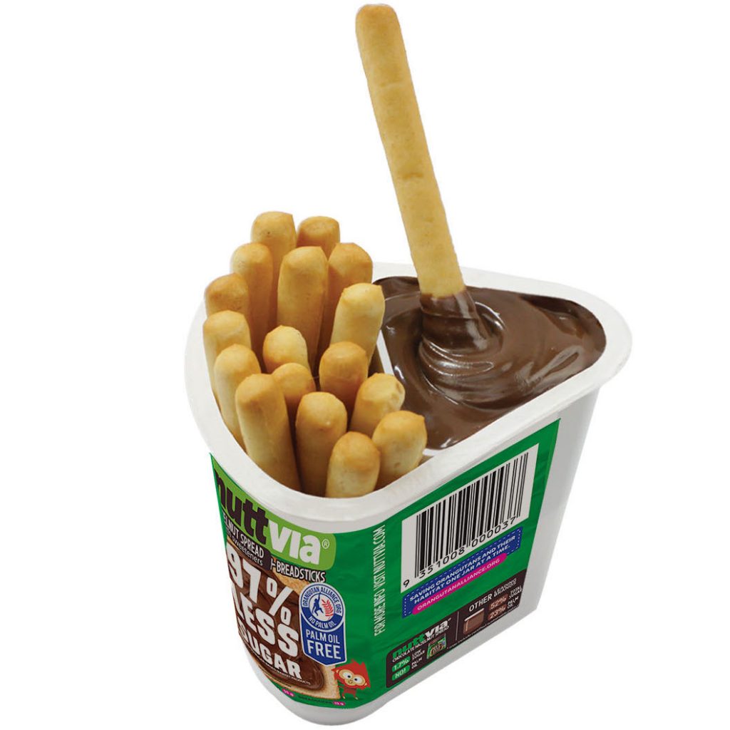 Free Nuttvia Chocolate Breadsticks