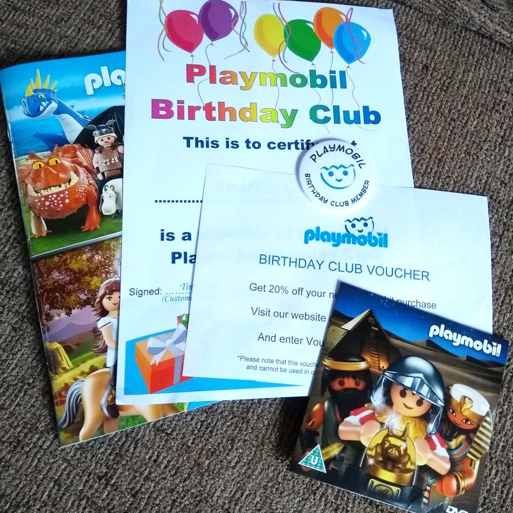 Free Playmobil Birthday Goodies