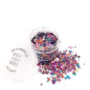 Free Rainbow Glitter Pots