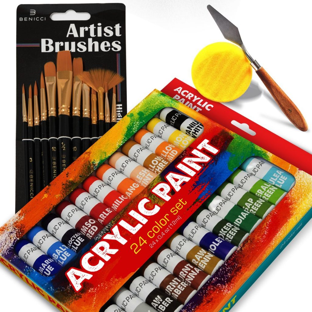 Free Acrylic Paint Set