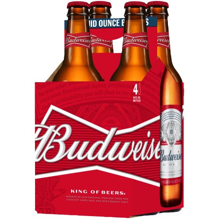 Free Budweiser Bottles (4 Pack)