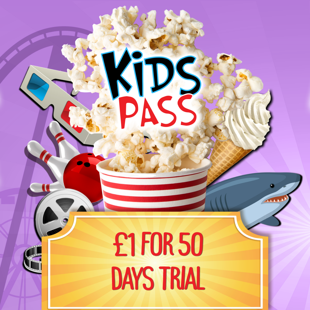 Kids Pass Membership – 30 Day Trial For £1