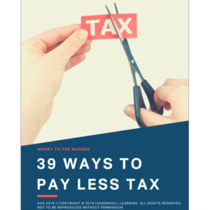 Free 39 Ways To Pay Less Tax Book