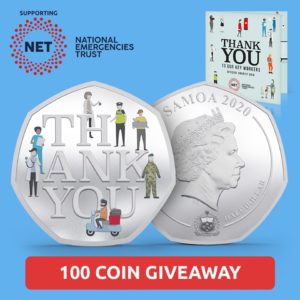 Free Thank You Coin