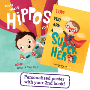 Free Personalised Kids Book & Poster (Worth £12.99)