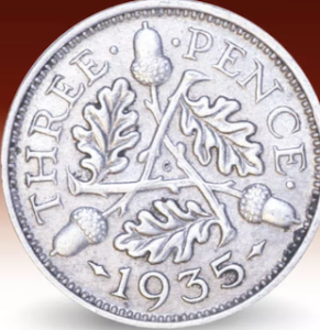 Free King George V Silver Coin