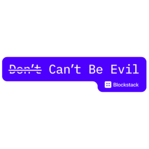 Free Can’t Be Evil Stickers