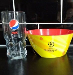 Free Walkers Bowl & Pepsi Glass Bundle