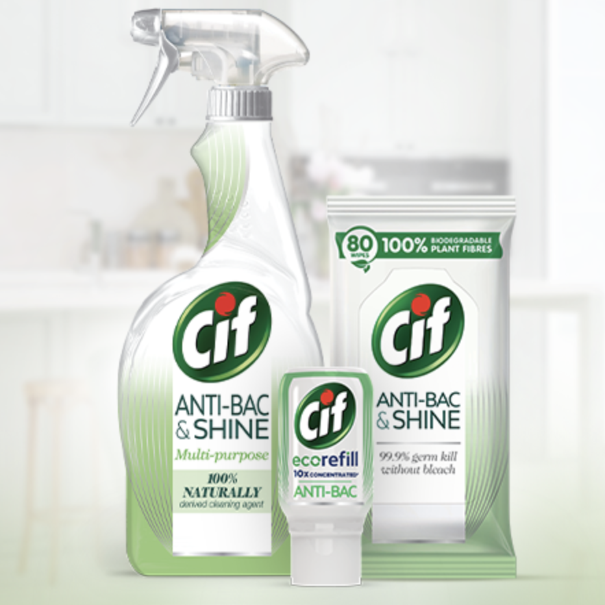 Free Cif Cleaning Spray & Wipes
