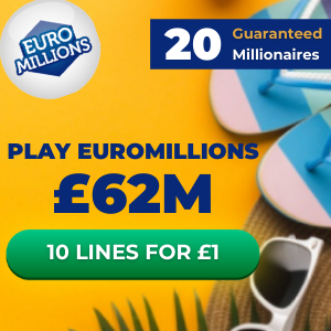 Free EuroMillions Tickets (£62M Jackpot)