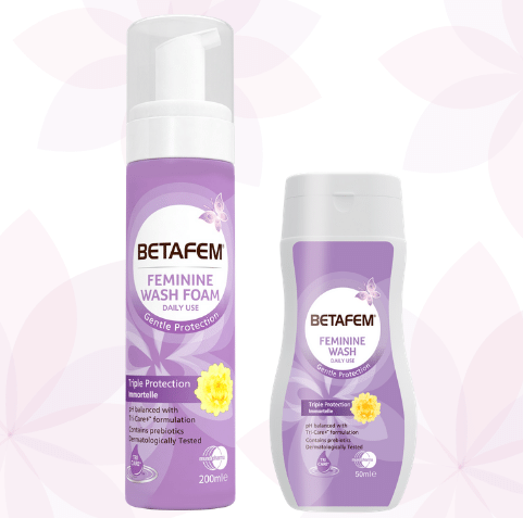 Free BETAFEM® Feminine Wash Foam (Worth £7.50)