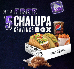 Free Taco Bell Meal Box (Worth £5)