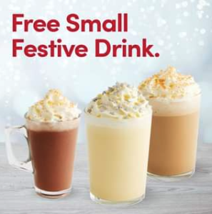 Free Tim Hortons Festive Drink