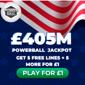 Free Powerball Tickets (£405M Jackpot)