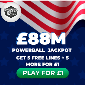 Free Powerball Tickets (£88M Jackpot)