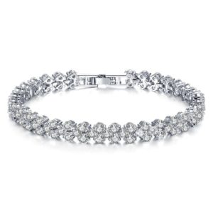 Free Silver Crystal Bracelet (Worth £25)