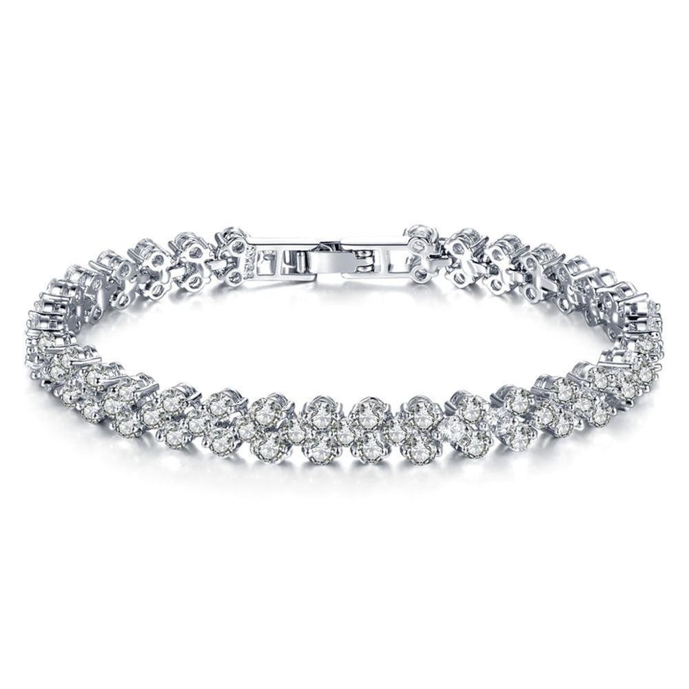 Free Silver Crystal Bracelet (Worth £25)