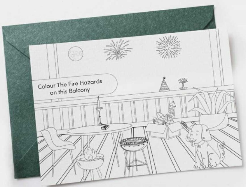 Free Children’s Colouring In Postcard