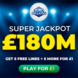 Free EuroMillions Tickets (£180M Jackpot)