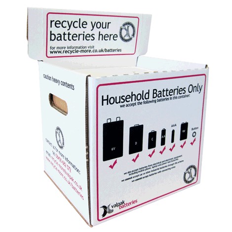 Free Batteries Collection Box