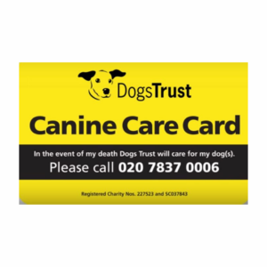 Free Dogs Trust Care Card