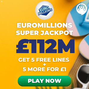 Free EuroMillions Tickets (£112M Jackpot)