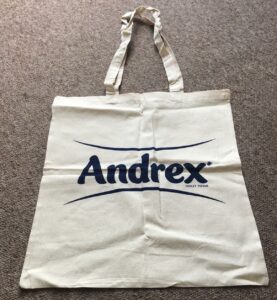 Free Andrex Canvas Bag