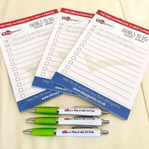 Free Notepad and Pens