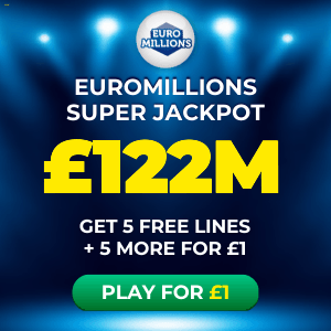 Free EuroMillions Tickets (£122M Jackpot)