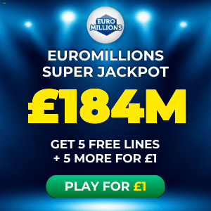 Free EuroMillions Tickets (£184M Jackpot)