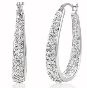 Swarovski Elements Hoop Earrings – Only £6.98 Today!