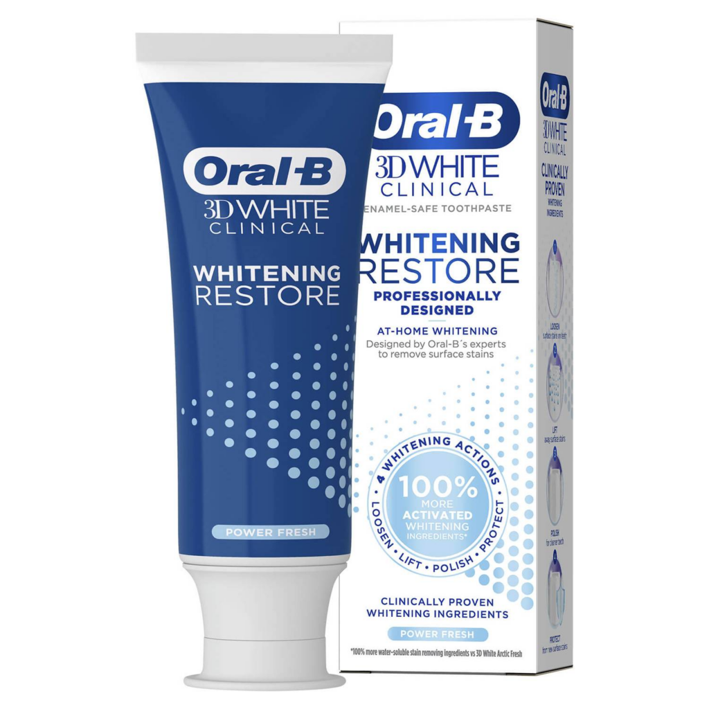 Free Oral-B Whitening Toothpaste