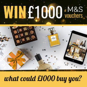 Win £1,000 of M&S Vouchers