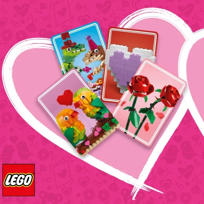 Free Lego Valentine’s Day Card