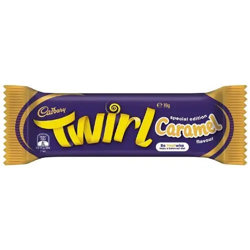 Free Cadbury Twirl Caramel Bars