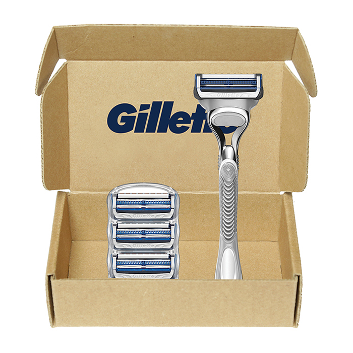 Free Gillette Razor Recycling Box