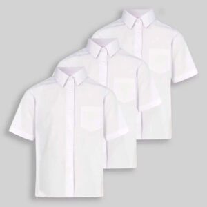 Free White School Shirts (3 Pack)