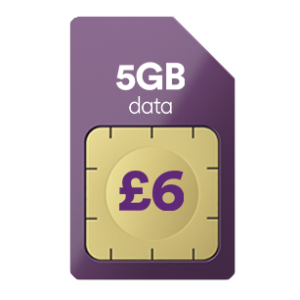 Virgin Mobile SIM – Unlimited Mins, Texts & 5GB Data For Only £6