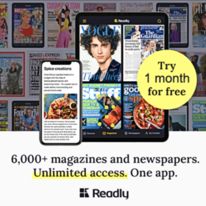 1 Month Free Trial for 6,000+ Magazines & Newspapers