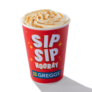 Free Greggs Salted Caramel Latte
