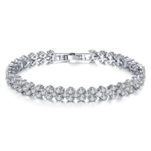 Free Silver Crystal Bracelet (Worth £35)