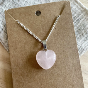 Get 65% Off a Rose Quartz Heart Necklace – Only £6.99 Today!